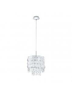 EGLO 93092 - FEDRA 2 Living Room Lamp in Chrome Steel and Sheet, glass