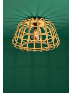 Brown wooden ceiling lamp - EGLO Montezuelo 2