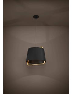 Black textile pendant lamp - EGLO Camaloza 2