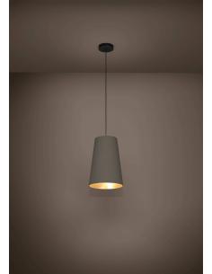 Black textile pendant lamp - EGLO Petrosa 2