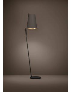Black textile floor lamp - EGLO Petrosa 2