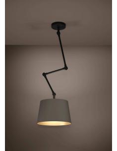 Cappuccino textile mobile ceiling lamp - EGLO Pistunio 2
