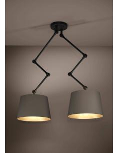 Lámpara de techo 2 luces móvil capuchino - Eglo Pistunio 2