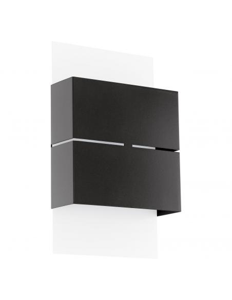 EGLO 93254 - KIBEA Outdoor LED wall light in white galvanized steel, anthracite