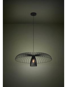 Black steel pendant lamp - EGLO Champerico 2