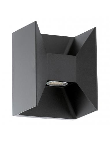 EGLO 93319 - MORINO Anthracite Cast Aluminum LED Outdoor Wall Light