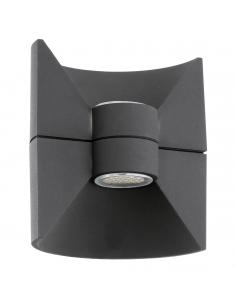 EGLO 93368 - REDONDO Anthracite Cast Aluminum LED Outdoor Wall Light