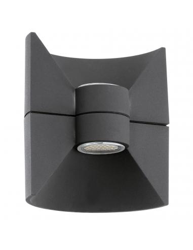 EGLO 93368 - REDONDO Anthracite Cast Aluminum LED Outdoor Wall Light