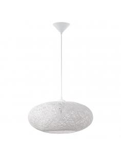 EGLO 93373 - CAMPILO Living Room Lamp in White Acrylic and Textile Yarn