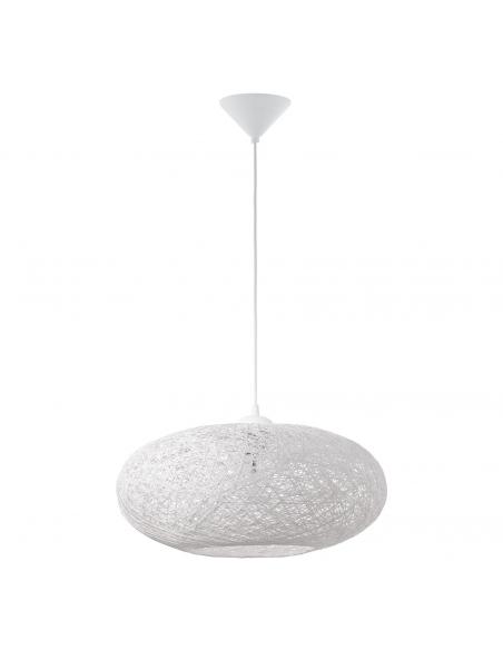 EGLO 93373 - CAMPILO Living Room Lamp in White Acrylic and Textile Yarn