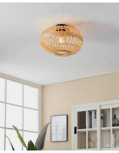 Lámpara de techo madera marrón - Eglo Amsfield 2