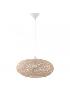 EGLO 93374 - CAMPILO Living Room Lamp in White Acrylic and Textile Yarn