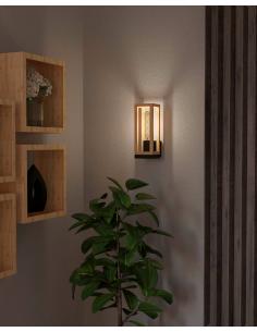 Black steel wall lamp - EGLO Nafferton 2