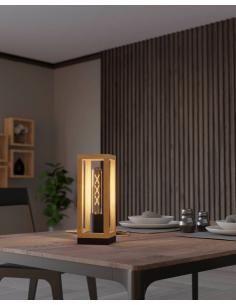 Black steel table lamp - EGLO Nafferton 2