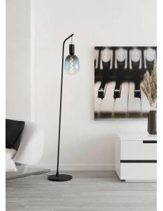 Black steel floor lamp - EGLO Cranley 2