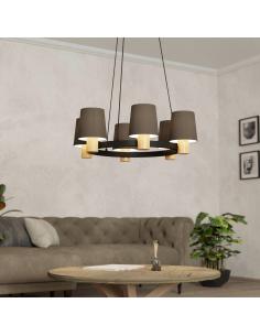 Original tricolor 6-light pendant lamp - EGLO Edale 2