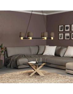 Original tricolor 6-light pendant lamp - EGLO Edale 2