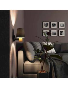 Aplique de pared textil tricolor original - Eglo Edale 2