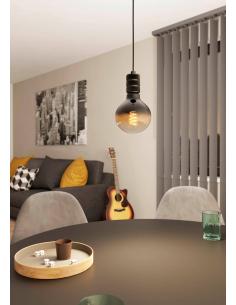Black steel pendel type pendant lamp - EGLO Yorth 2