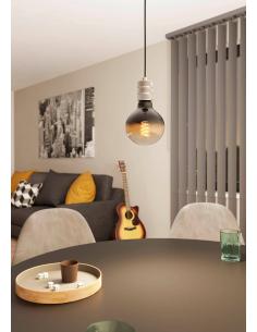 Silver steel pendel type pendant lamp - EGLO Yorth 2