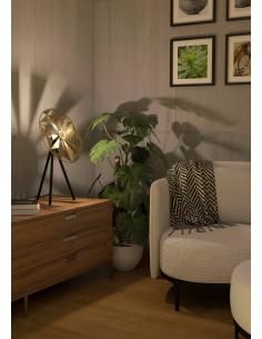 Original gold steel table lamp - EGLO Castañuelo 2