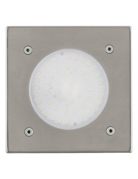 EGLO 93481 - LAMEDO Recessed Lamp in Stainless Steel Stainless Steel and Satin Glass
