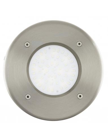 EGLO 93482 - LAMEDO Recessed Lamp in Stainless Steel Stainless Steel and Satin Glass