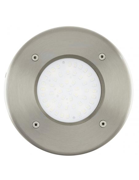 EGLO 93482 - LAMEDO Recessed Lamp in Stainless Steel Stainless Steel and Satin Glass