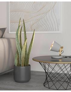 Gray and gold steel side table lamp - EGLO Twick 2