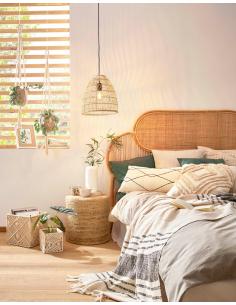 Natural wood pendant lamp - EGLO Ayesgarth 2