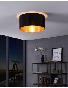 Decorated textile ceiling lamp - EGLO Zaragoza 2