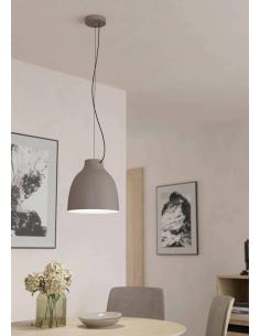 Lámpara colgante acero gris - Eglo Camasca 2