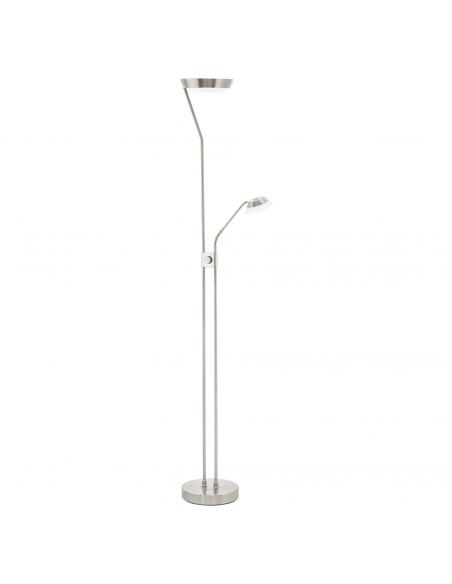 EGLO 93713 - SARRIONE LED floor lamp in matte nickel steel and Acrylic
