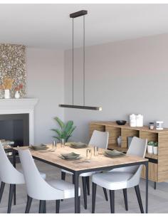 Lámpara colgante LED aluminio gris - Eglo Lisciana 2