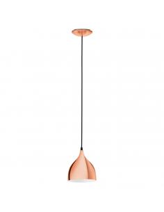 EGLO 93836 - CORETTO Copper pendant lamp in brushed copper steel