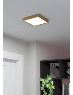 Golden square LED ceiling light 21 cm - EGLO Fueva5 2