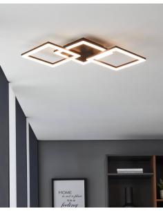 Geometric smart LED ceiling lamp - EGLO Parandayz 2