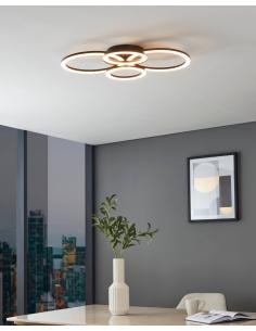 Smart LED ceiling lamp circles - EGLO Parandayz 2