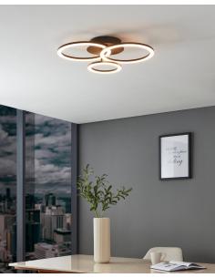 Minimal smart LED ceiling lamp - EGLO Parraposz 2
