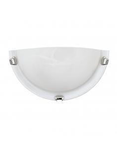 EGLO 7188 - SALOME Living Room Lamp in Chrome Steel and Alabaster Glass