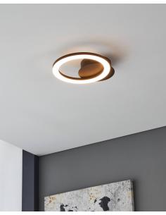 Circular smart LED wall light - EGLO Parraposz 2