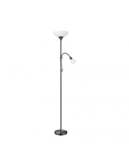 EGLO 93917 - UP 2 Lámpara de Salón en Acero nickel-negro y Acrílico, vidrio