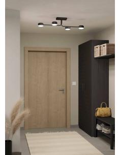 4-light LED ceiling lamp black - EGLO Clavellina 2