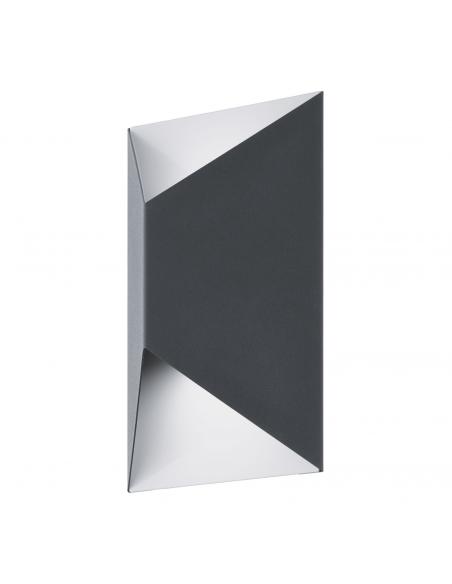 EGLO 93994 - PREDAZZO Outdoor LED wall light in anthracite galvanized steel, white