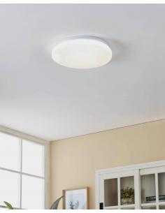 Plafón LED redondo efecto cristal Ø31 cm - Eglo Franias 2