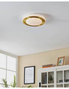 Lámpara de techo 3 luces LED dorado - Eglo Ledcarpi 2