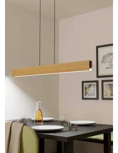 Smart LED pendant lamp wood - EGLO Anchorenaz 2