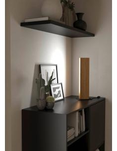 Lámpara de mesa LED inteligente madera - Eglo Anchorenaz 2