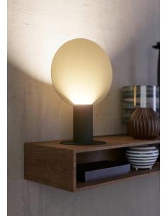 Lámpara de mesa GU10 acero negro y dorado - Eglo Sarona 2