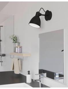 Aplique de pared foco GU10 acero negro - Eglo Sanperi2 2